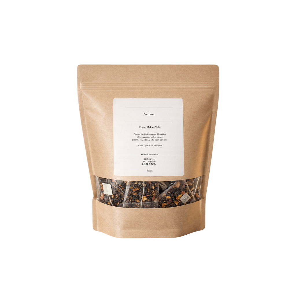 Alter Thēa Infusion Verdon Melon, Pêche & Oranger sachet - 100 x 2g