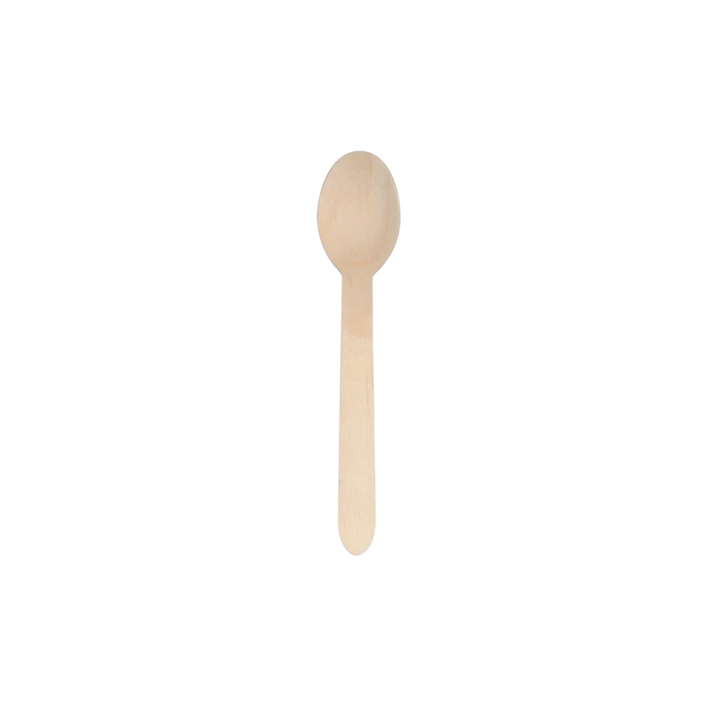 Couvert cuillère à soupe bois - 16,5cm (100 unités)