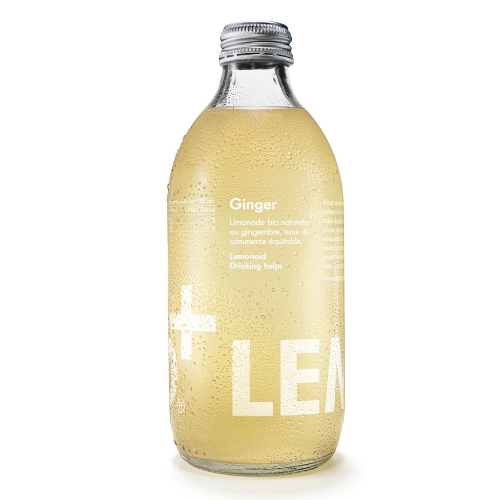 Lemonaid Gingembre Bio verre - 12 x 33cl 