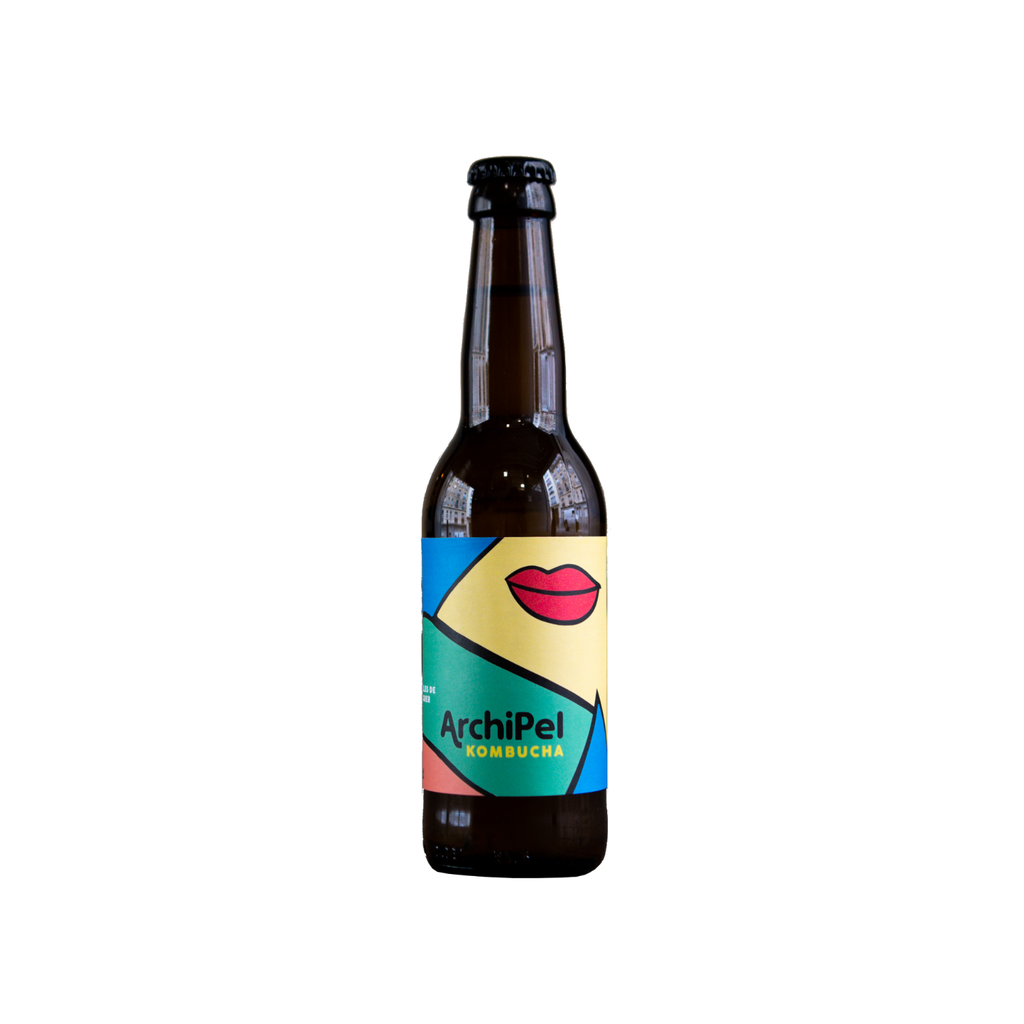 Archipel Kombucha feuilles de Figuier verre - 12 x 33cl  