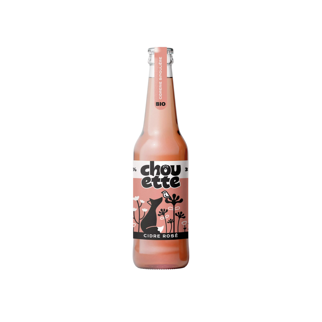 Le Coq Toqué La Chouette Cidre Rosé Bio verre - 12 x 33cl (🏷️ PROMO -30%)
