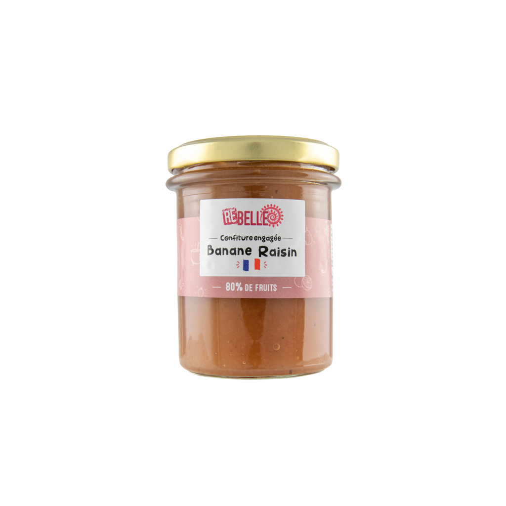 Re-Belle Confiture Banane Raisin - 5 x 485g (🏷️ PROMO -30%)