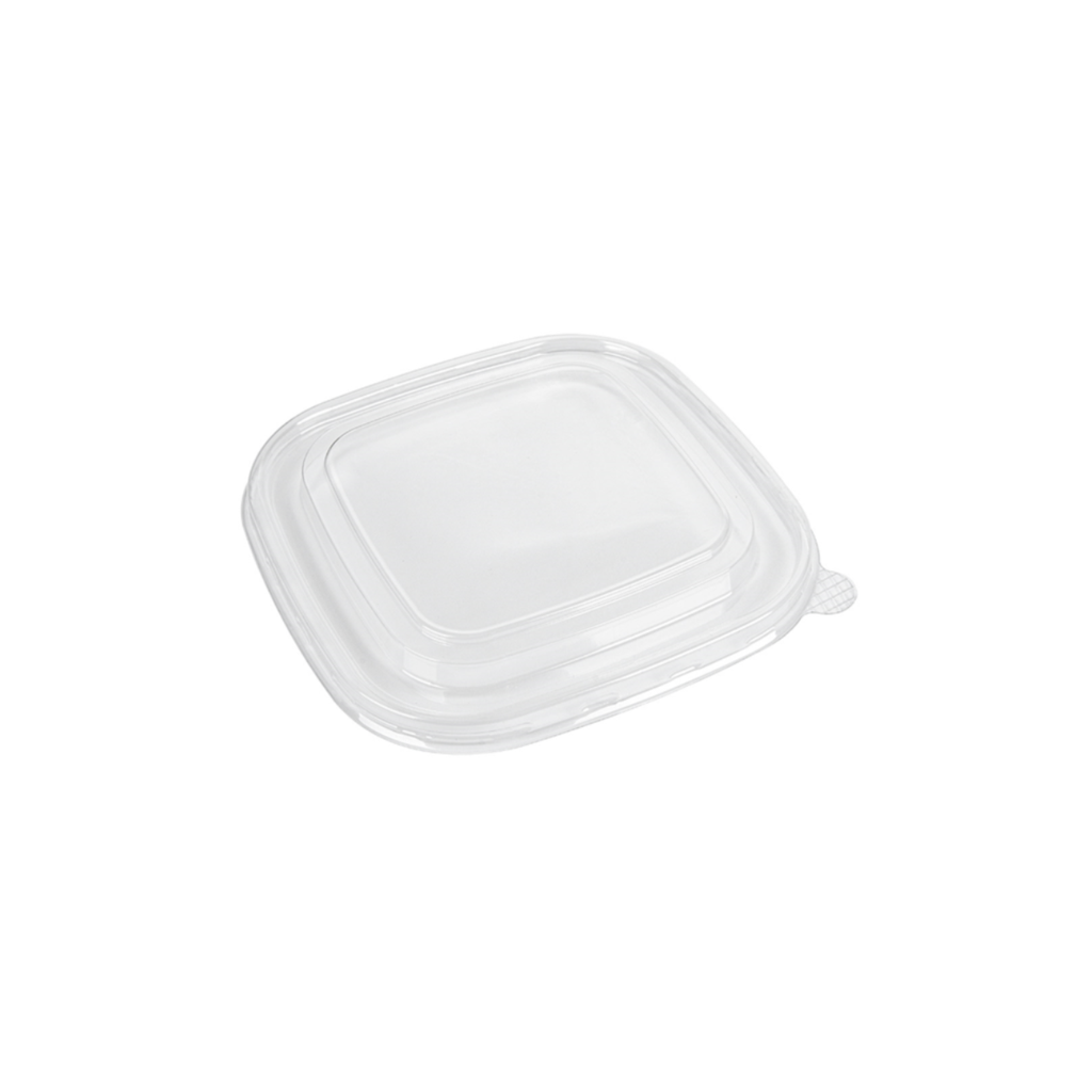 Couvercles transparents PP pour récipients 16,7x16,7cm (300 unités)