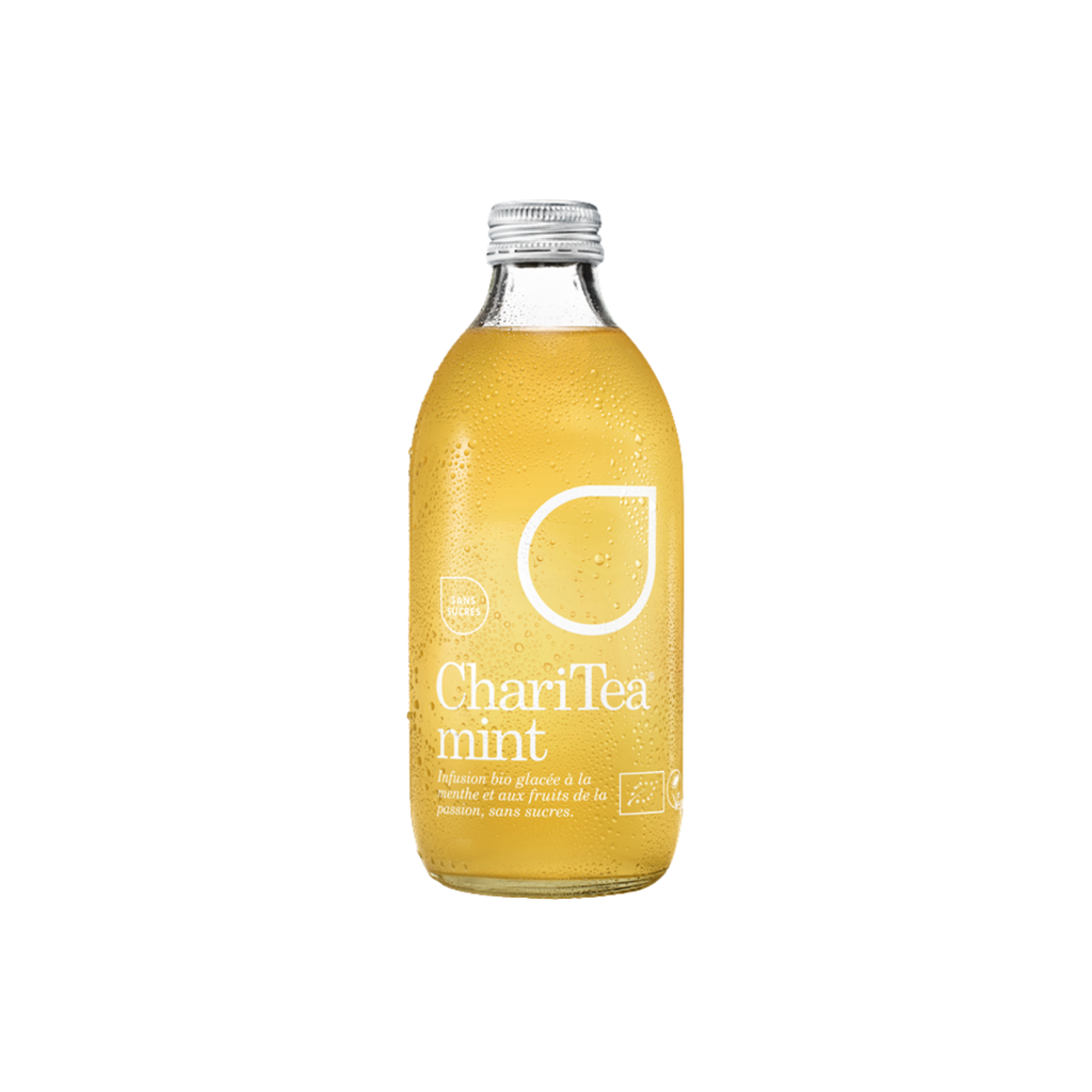 Charitea Menthe sans sucre Bio verre - 12 x 33cl