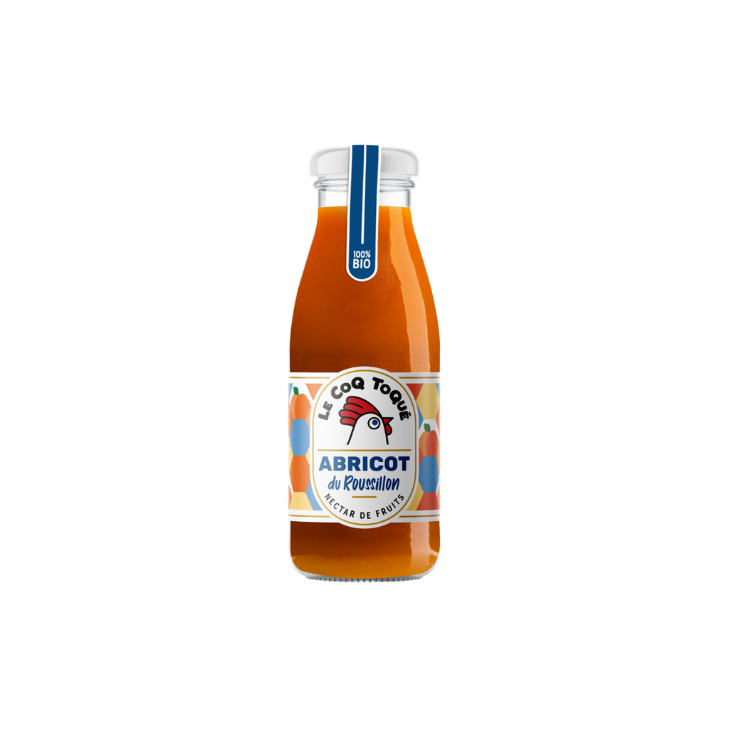 Le Coq Toqué ! Nectar d'abricot du Roussillon Bio verre - 12 x 25cl