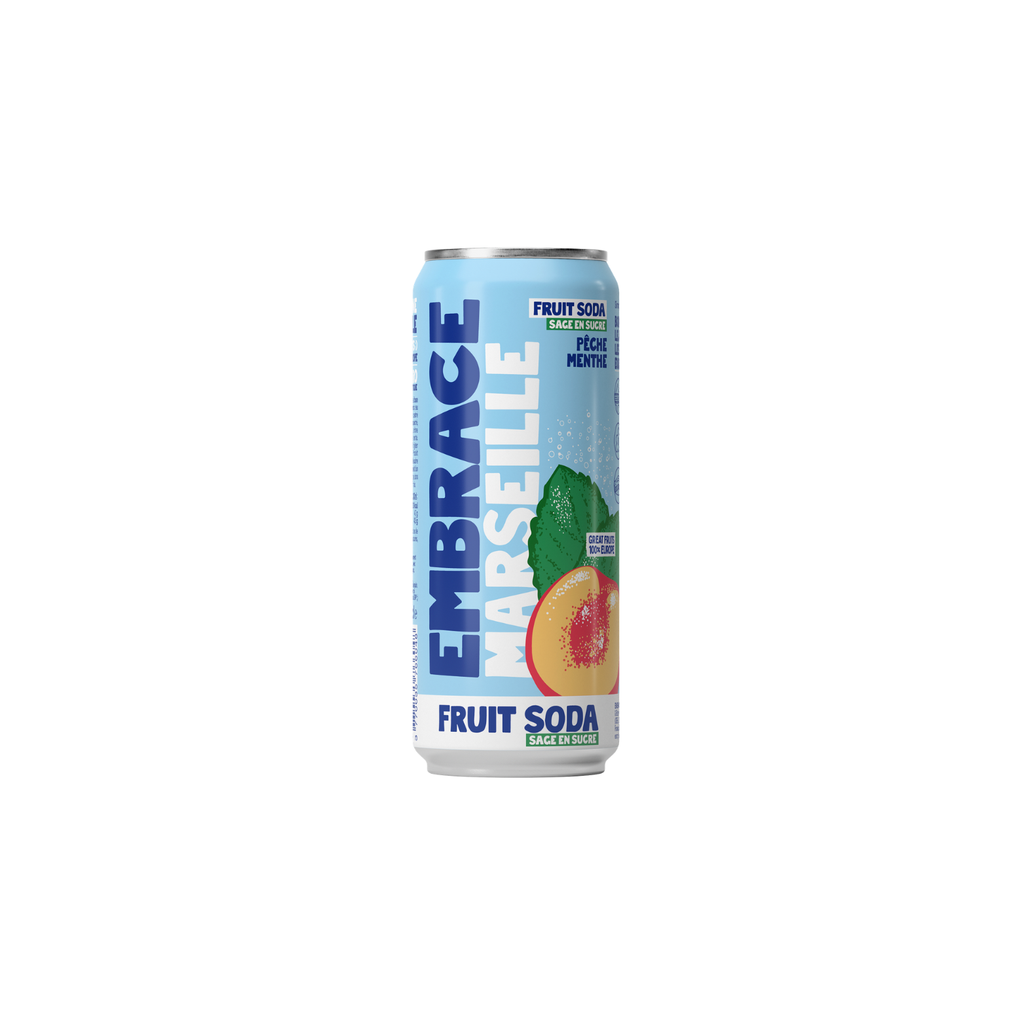 Embrace Marseille Pêche Menthe cans - 12 x 33cl