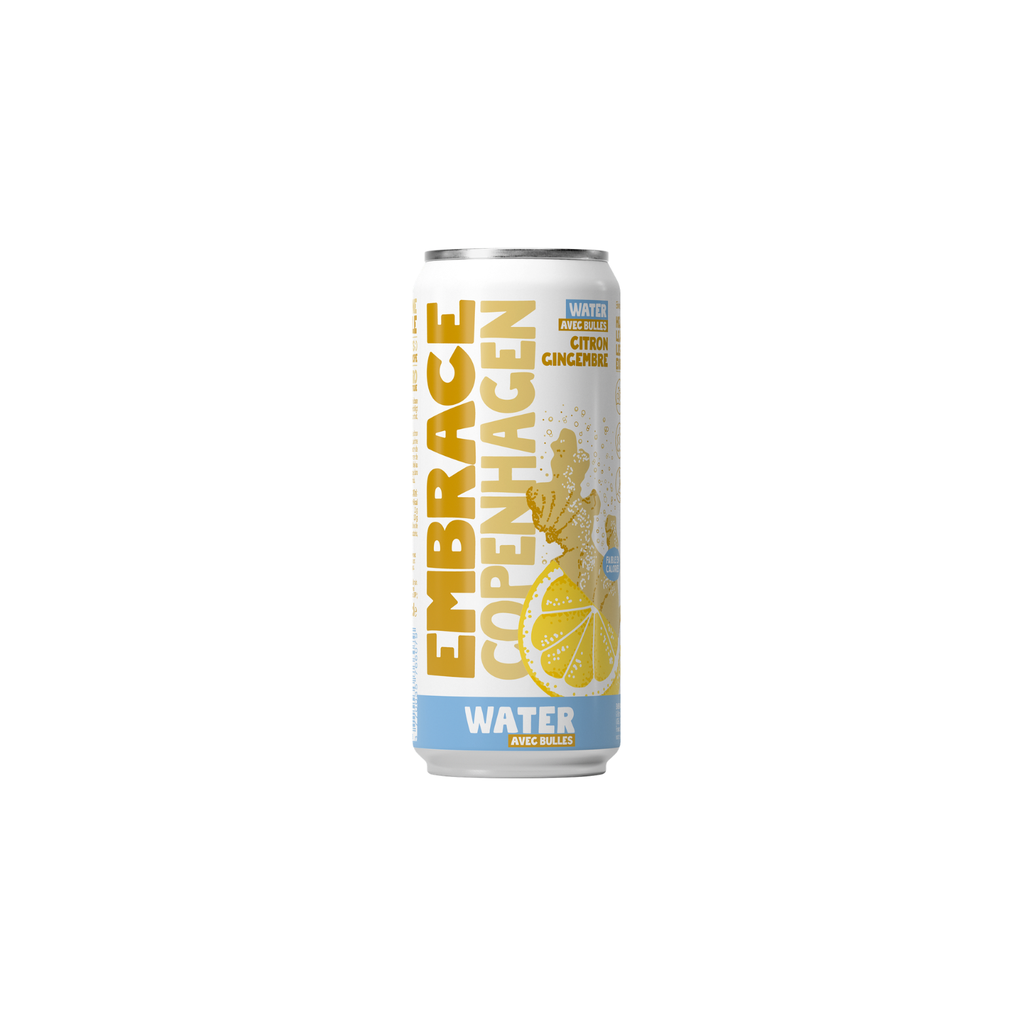 Embrace Copenhagen Citron Gingembre cans - 12 x 33cl
