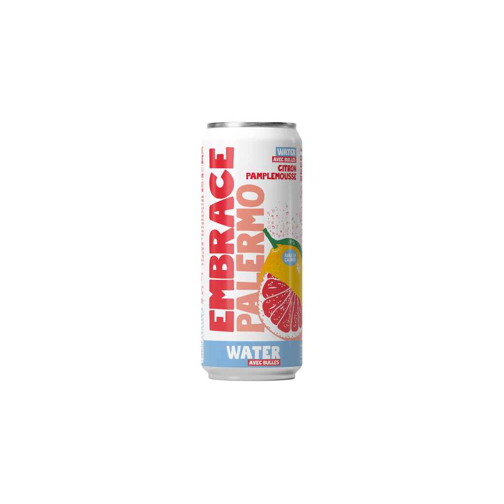 Embrace Palermo Citron Pamplemousse cans - 12 x 33cl