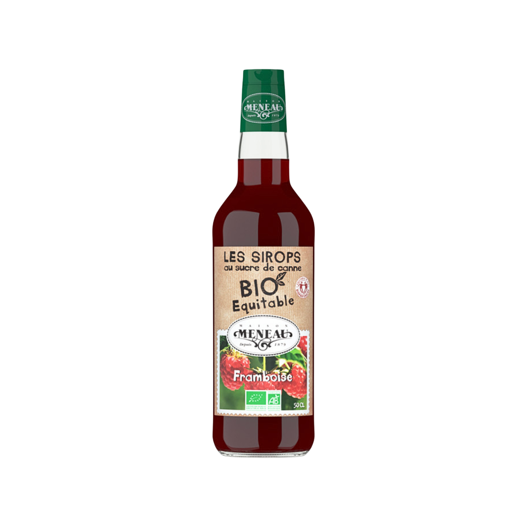 Meneau Sirop Framboise Bio Verre - 1 x 50cl