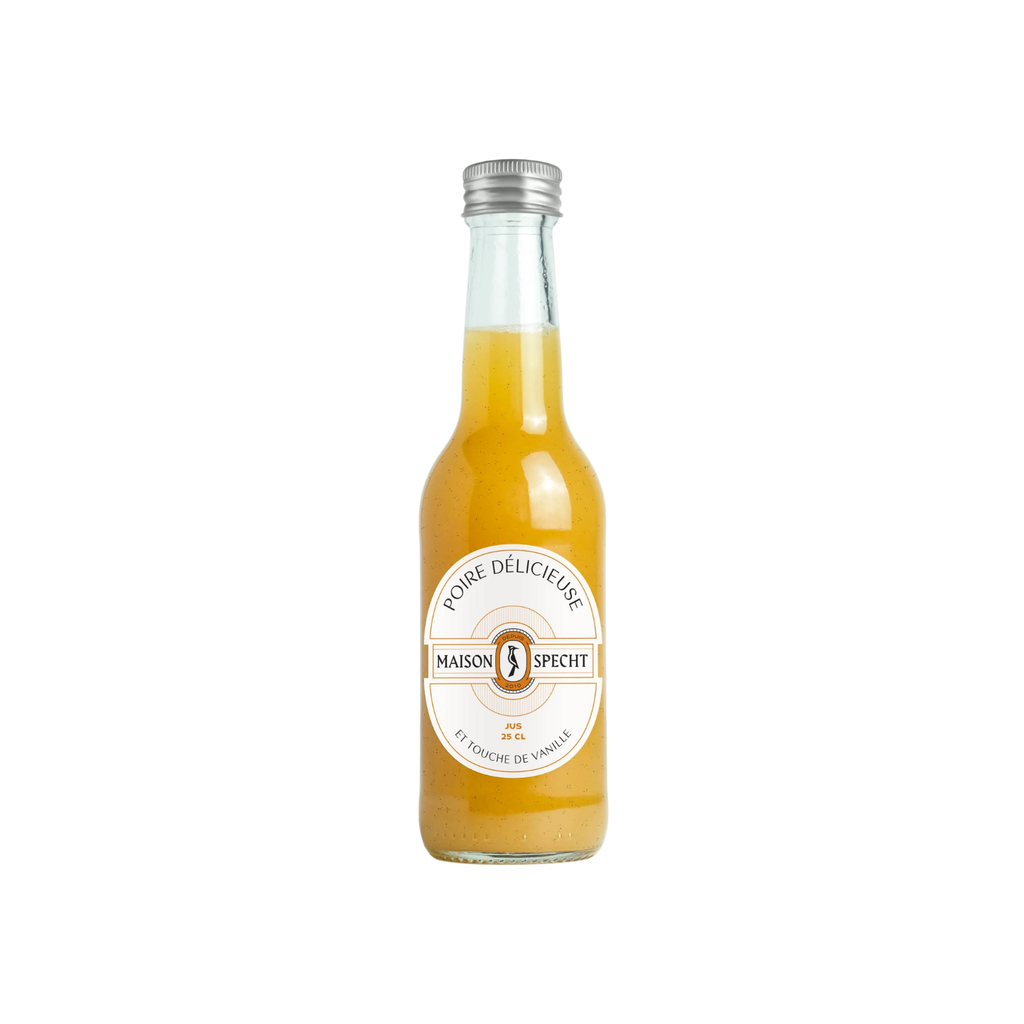 Maison SPECHT Poire délicieuse et touche de vanille Bio verre - 12 x 25cl