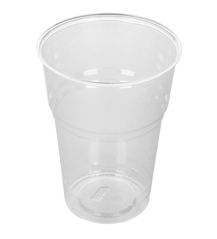Gobelets compostables transparents PLA 400ml (1000 unités)