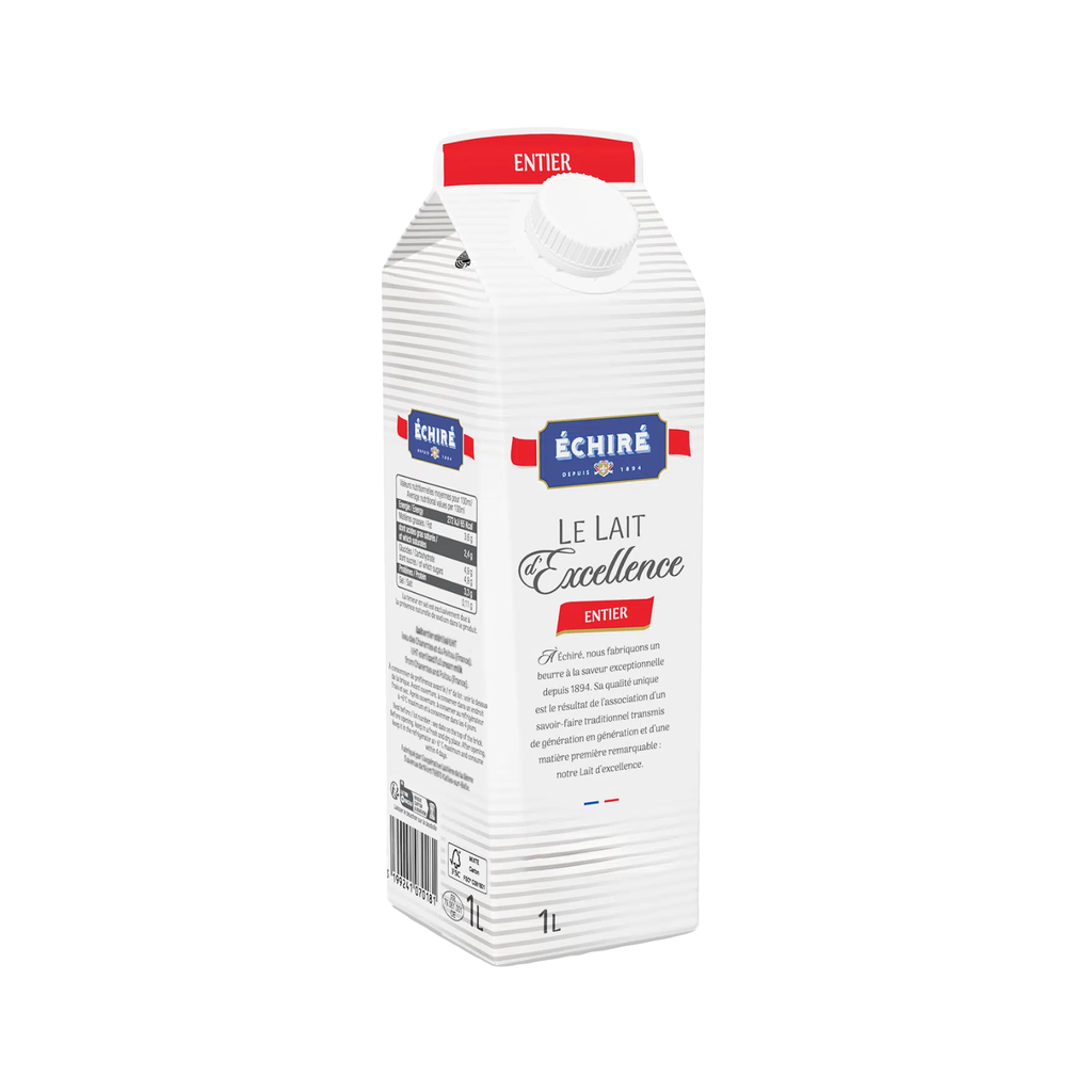 Échiré Lait entier UHT - Le Lait d'Excellence - 6 x 1L