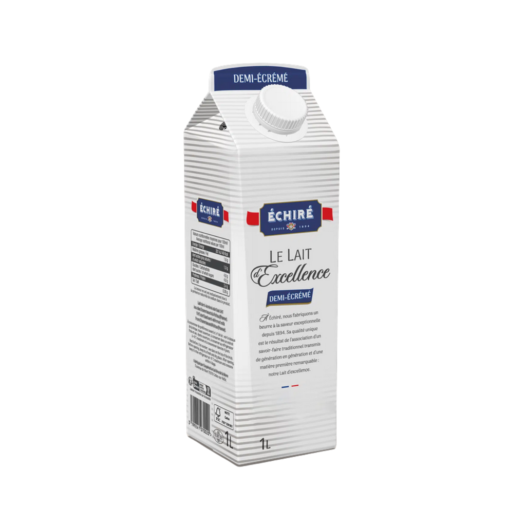 Échiré Lait demi-écrémé UHT - Le Lait d'Excellence - 6 x 1L (🏷️ PROMO -20%)