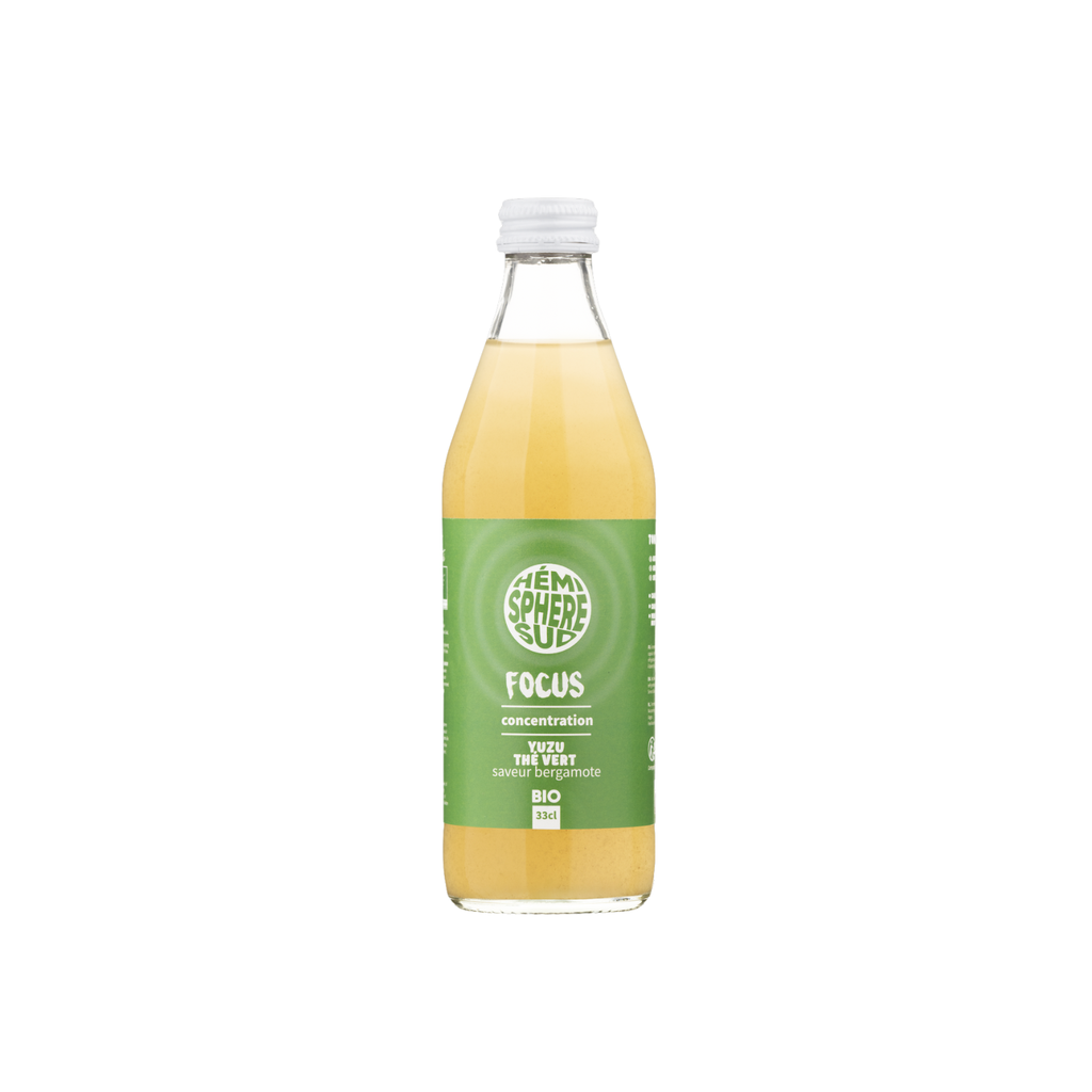 Hémisphère Sud Focus Thé vert Yuzu Bergamote Bio - 12 x 33cl