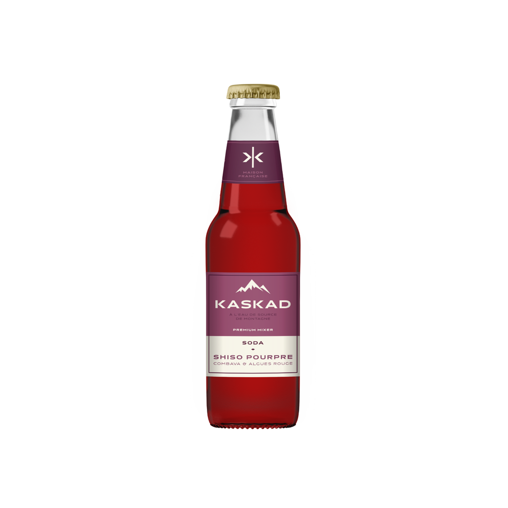 Kaskad Soda Shiso Pourpre, Combava et Algues - 24 x 20cl
