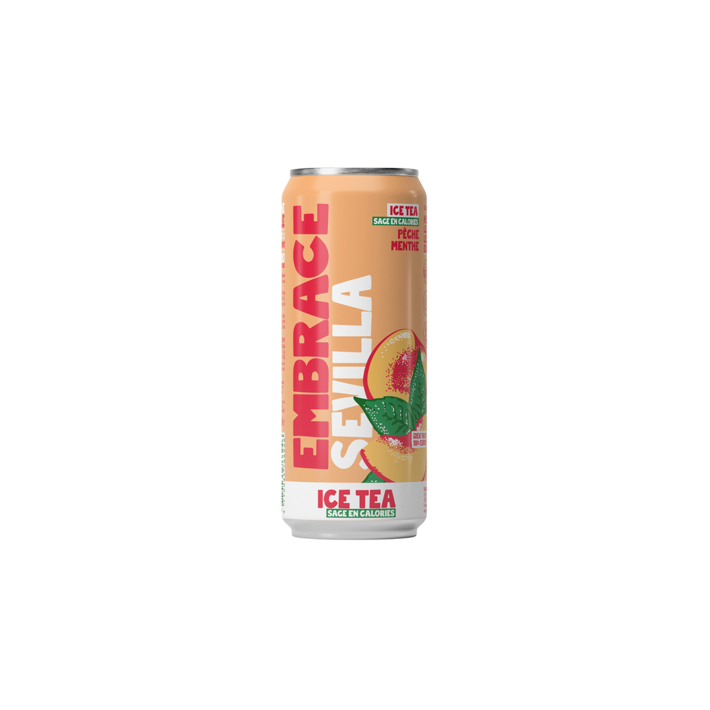 Embrace Sevilla Pêche Menthe cans - 12 x 33cl