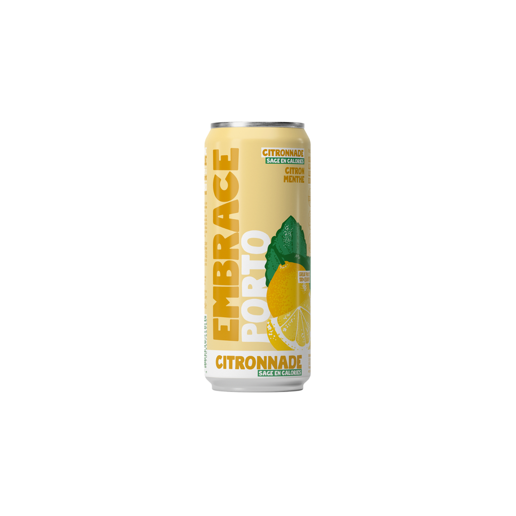 Embrace Porto Citron Menthe cans - 12 x 33cl