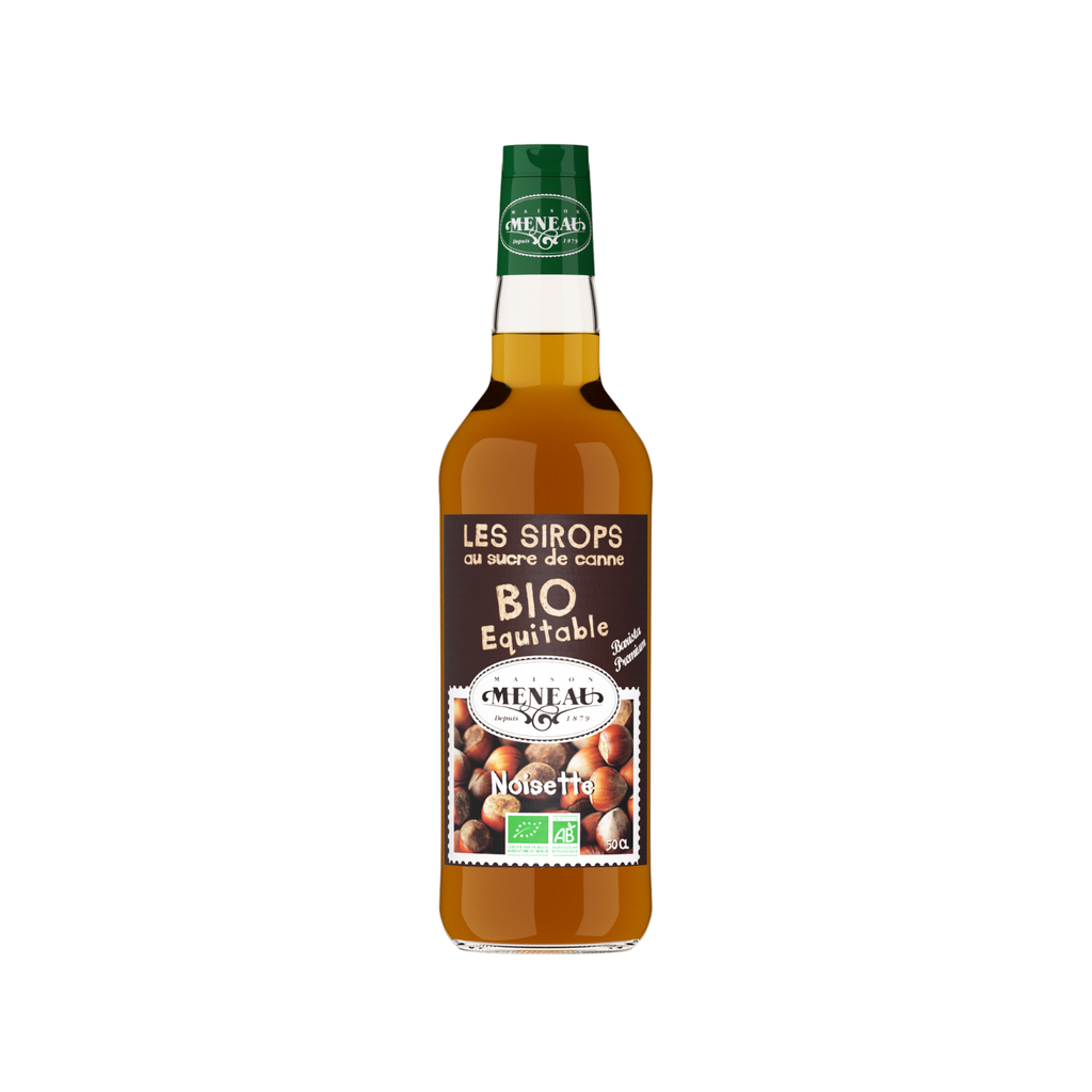 Meneau Sirop Noisette Bio Verre - 1 x 50cl
