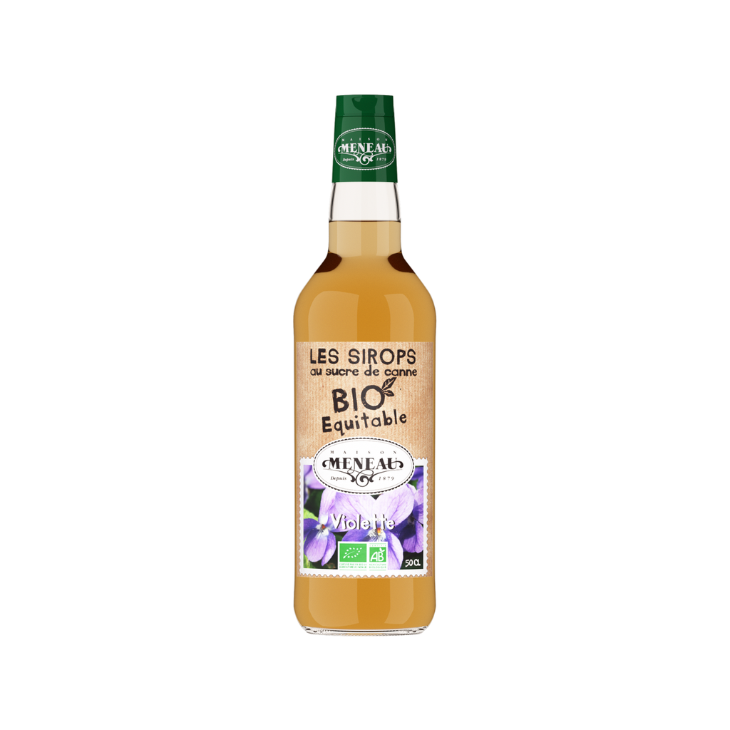 Meneau Sirop Violette Bio Verre - 1 x 50cl