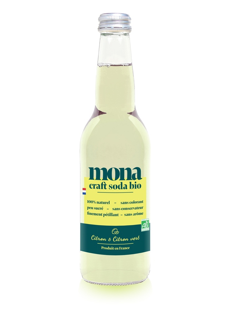 Mona Citron & Citron vert Bio - 12 x 33cl