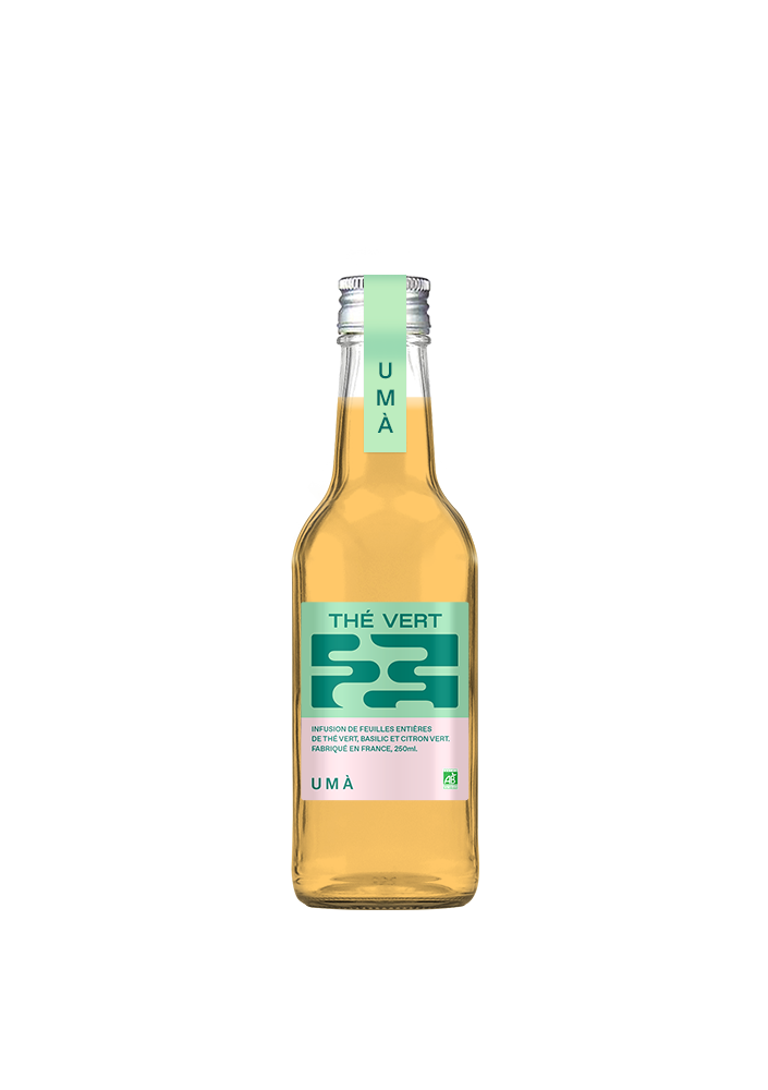 Umà Thé vert, Basilic, Citron vert verre - 12 x 25cl