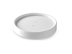Couvercle pot à soupe/glace blanc et kraft brun 780ml/1000ml (500 unités)