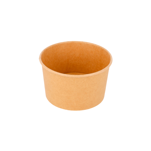Pots à glaces marron carton (1000 unités)