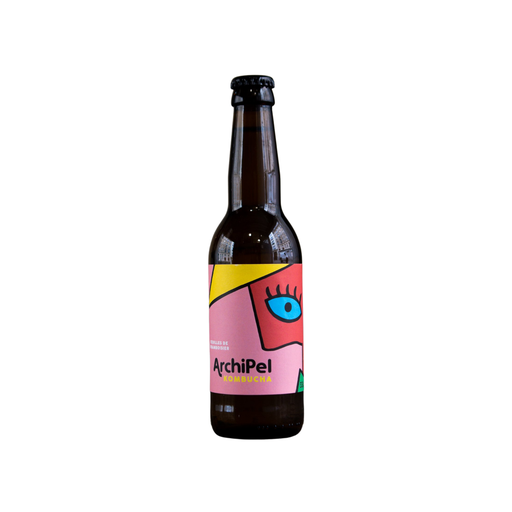 [3770017807066] Archipel Kombucha feuilles de Framboisier verre - 12 x 33cl  