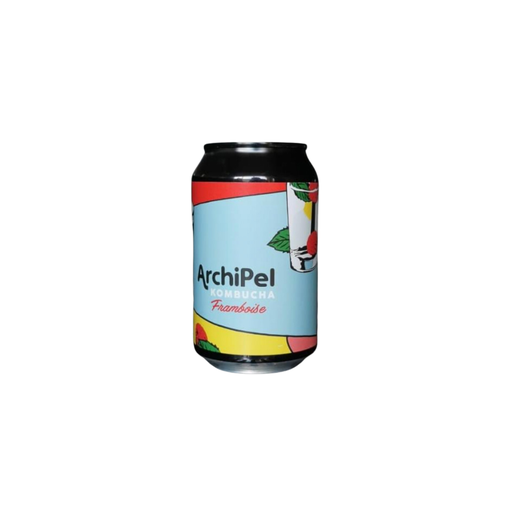 [3770017807295] Archipel Kombucha Framboise bio cans - 24 x 33cl