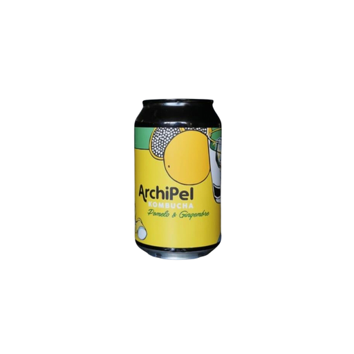 [3770017807318] Archipel Kombucha Pomelo Gingembre bio cans - 24 x 33cl