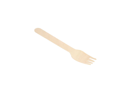 Fourchette "Makan" 15,5cm naturel bois (100 unités)