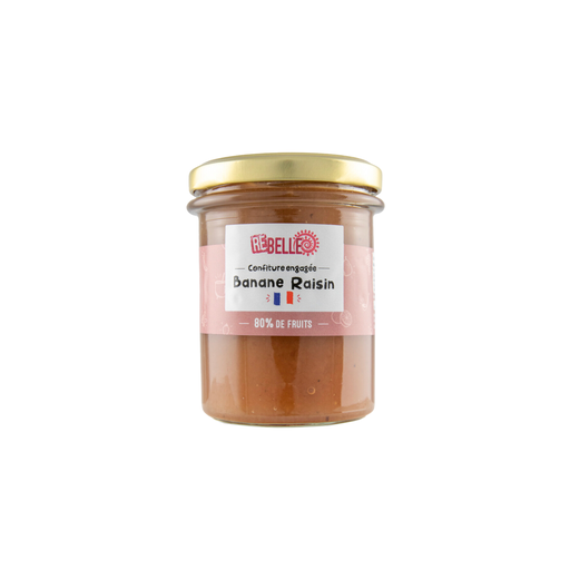 [3760262730653] Re-Belle Confiture Banane Raisin - 5 x 485g (🏷️ PROMO -30%)