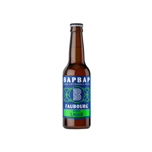 [3760109910910] BAPBAP Faubourg Pilsner Blonde - 12 x 33cl