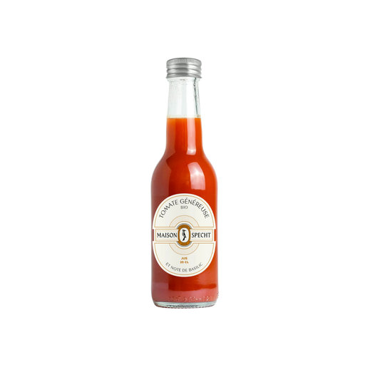 [3760199620225] Maison SPECHT Tomate généreuse et note de basilic Bio verre - 12 x 25cl