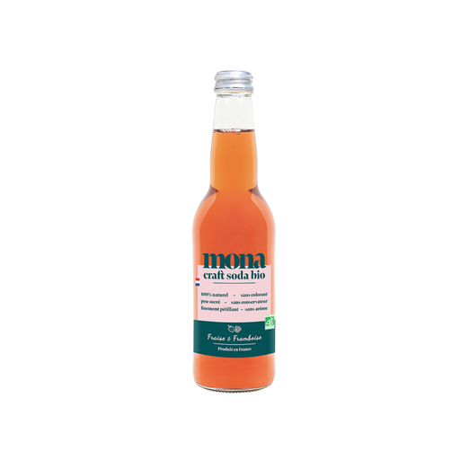 [3760255150437] Mona Fraise & Framboise Bio - 12 x 33cl