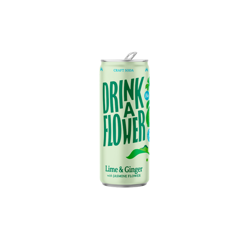 [5430001693522] Drink A Flower Gingembre & Citron vert Bio cans - 12 x 25cl