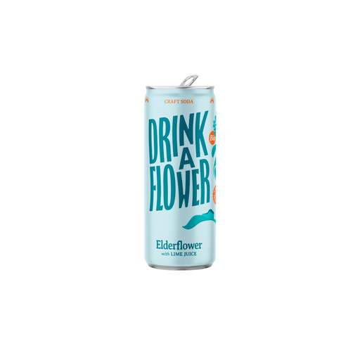 [5430001693393] Drink A Flower Fleur de sureau & Citron vert Bio cans - 12 x 25cl