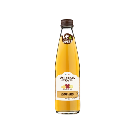 Meneau Jus de Pomme Clarifié Bio verre