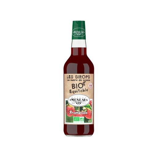 Meneau Sirop Framboise Bio Verre - 1 x 50cl