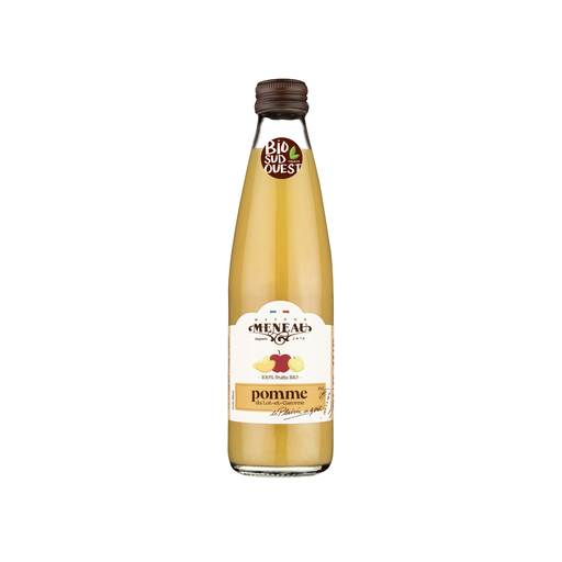 Meneau Jus de Pomme Trouble Bio verre